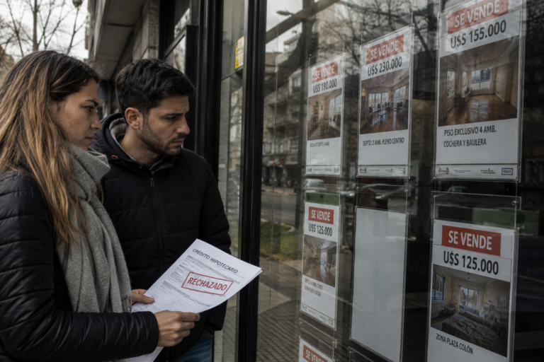 El sueño de la casa propia se aleja: fuerte caída de los créditos hipotecarios en la Provincia