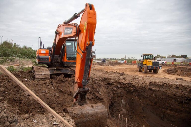 El Municipio de Quilmes avanza con la construcción de la nueva bajada de la Autopista Buenos Aires–La Plata en Ezpeleta